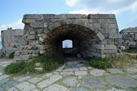 Neratzia Kos Castle - gun embrasure on the northern wall of the outer enclosure. Click to enlarge the image.