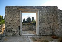 Die byzantinische Stadt Kos - Pforte der Basilika umgebaut Port (Autor Elisa Triolo). Klicken, um das Bild zu vergrößern.