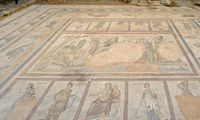 Die griechisch-römische Stadt Kos - Galerie Judgement of Paris in einem Haus der archäologischen Stätte im Westen Kos (Autor JD554). Klicken, um das Bild zu vergrößern.