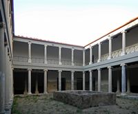 Die griechisch-römische Stadt Kos - Der Norden Atrium des Hauses des römischen antiken Stadt Kos (Autor Elisa Triolo). Klicken, um das Bild zu vergrößern.