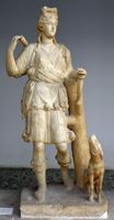 The Italian city of Kos - Statue of Artemis in the Archaeological Museum of Kos (author Tedmek). Click to enlarge the image in Flickr (new tab).