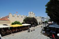 La ville de Kos sur l’île de Kos. Le marché municipal de Kos. Cliquer pour agrandir l'image.