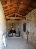 Le château Saint-Ange (Angelókastro) à Corfou. L'église Saint-Michel Archange du château d'Angelokastro. Cliquer pour agrandir l'image.