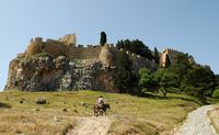 Forteresse de Lindos à Rhodes. Cliquer pour agrandir l'image.