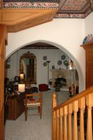 Hotel captain's house in the old town of Lindos in Rhodes. Click to enlarge the image.