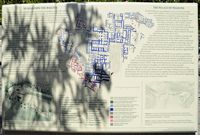 Le palais de Phaistos en Crète. Plan du palais. Cliquer pour agrandir l'image.