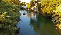 La ville de Moraïtika sur l’île de Corfou. Le fleuve Messongi (auteur Effrosyni Moschoudi). Cliquer pour agrandir l'image.