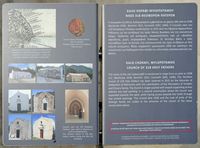 La ville de Pérama en Crète. Panneau d'information de la chapelle des 318 Saints Pères de Kalo Chorafi. Cliquer pour agrandir l'image.