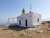 Le canton de Réthymnon en Crète. La chapelle du Saint-Esprit sur le mont Vrysinas (auteur Olaf Tausch). Cliquer pour agrandir l'image.