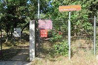 Le canton de Réthymnon en Crète. Entrée de la nécropole d'Arméni. Cliquer pour agrandir l'image.