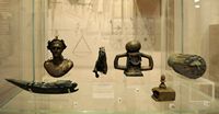 Le musée archéologique de Réthymnon en Crète. Bronzes d'époque romaine. Cliquer pour agrandir l'image.
