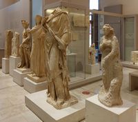 Le musée archéologique de Réthymnon en Crète. Sculptures des époques historiques (auteur Tomisti). Cliquer pour agrandir l'image.