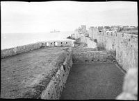 Ramparts of the fortifications of Rhodes, photography Lucien Roy around 1911. Click to enlarge the image.