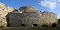 Karetou Gate, del Carretto bastion fortifications of Rhodes. Click to enlarge the image.