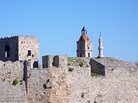 Les fortifications de Rhodes. Cliquer pour agrandir l'image.