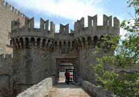 Trägt Kanonen der Befestigungen von Rhodos. Klicken, um das Bild zu vergrößern.