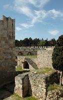 Inside the bastion St. George fortifications of Rhodes. Click to enlarge the image.