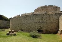Bastion del Carretto fortifications of Rhodes. Click to enlarge the image.