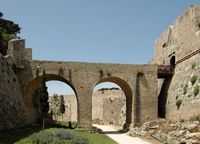Tragen Sie Saint-Jean der Befestigungen von Rhodos. Klicken, um das Bild zu vergrößern.