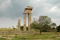 Temple d'Apollon à Rhodes. Cliquer pour agrandir l'image.