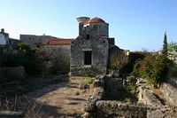 La ville médiévale de Rhodes. Église Agia Triada à Rhodes. Cliquer pour agrandir l'image.