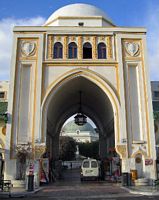 La ville moderne de Rhodes. Le nouveau marché. Cliquer pour agrandir l'image.