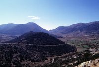 La ville de Sfakia en Crète. La forteresse ottomane d'Askyfou. Cliquer pour agrandir l'image.