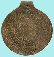 La côte nord de la commune de Sitia en Crète. Objet funéraire de la nécropole d'Agia Fotia (auteur Zde). Cliquer pour agrandir l'image.