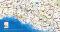 La ville de Spili en Crète. Carte routière de la commune d'Agios Vassilios. Cliquer pour agrandir l'image.