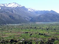 Le plateau du Lassithi en Crète. Les gorges de Chavgas près d'Agios Georgios (auteur Beckmann Sabine). Cliquer pour agrandir l'image.
