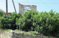 La ville de Vryssès en Crète. La tour d'Alidakis à Emprosneros. Cliquer pour agrandir l'image.