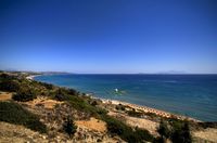 La plage de Magic Beach sur le golfe de Kéfalos sur l'île de Kos (auteur Thomas Friedemann). Cliquer pour agrandir l'image dans Flickr (nouvel onglet).