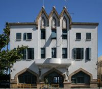 The Italian city of Kos - Kos Albergo Gelsomino (author Nickophoto). Click to enlarge the image in Flickr (new tab).