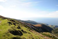 La plateau de Paúl da Serra à Madère. Vue sur Calheta. Cliquer pour agrandir l'image.