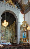 Le village de Monte à Madère. chœur église Notre-Dame du mont. Cliquer pour agrandir l'image.