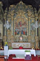 Le village de Monte à Madère. chœur église Notre-Dame du mont. Cliquer pour agrandir l'image.