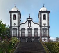 Le village de Monte à Madère. Église du mont. Cliquer pour agrandir l'image.