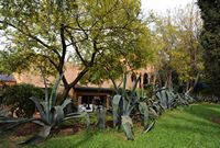 L'hôtel Tikida Garden à Marrakech au Maroc. Restaurant orangeraie. Cliquer pour agrandir l'image dans Adobe Stock (nouvel onglet).