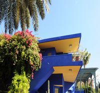 Le jardin Majorelle à Marrakech au Maroc. Villa de Majorelle. Cliquer pour agrandir l'image dans Adobe Stock (nouvel onglet).