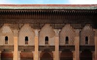 La médersa Ben Youssef à Marrakech au Maroc. Patio. Cliquer pour agrandir l'image dans Adobe Stock (nouvel onglet).
