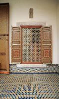 Le palais M'nebbi à Marrakech au Maroc. Patio. Cliquer pour agrandir l'image dans Adobe Stock (nouvel onglet).