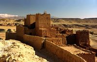 La ville d'Aït Ben Haddou au Maroc. Cliquer pour agrandir l'image.