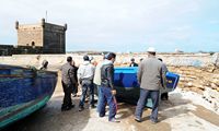 La ville d'Essaouira au Maroc. Port. Cliquer pour agrandir l'image.