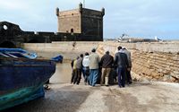 La ville d'Essaouira au Maroc. Port. Cliquer pour agrandir l'image.