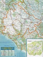 Carte routière du Monténégro. Cliquer pour agrandir l'image.