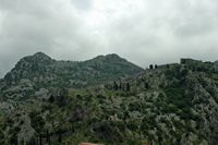Les fortifications de Kotor au Monténégro. Fortifications de Kotor. Cliquer pour agrandir l'image.