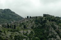 Les fortifications de Kotor au Monténégro. Fortifications de Kotor. Cliquer pour agrandir l'image.