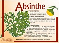 Armoise absinthe. Affiche. Cliquer pour agrandir l'image.
