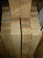 Robinier faux-acacia, Poutres. Cliquer pour agrandir l'image.
