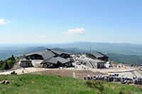 Puy de Dôme. histoire du volcan, le réaménagement du sommet du puy de Dôme. Cliquer pour agrandir l'image.
